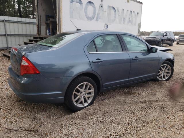 3FAHP0JA3BR316250 - 2011 FORD FUSION SEL BLUE photo 3