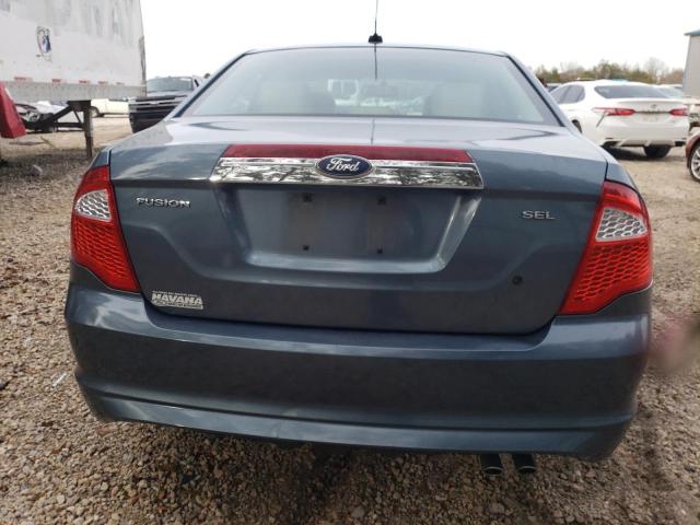 3FAHP0JA3BR316250 - 2011 FORD FUSION SEL BLUE photo 6