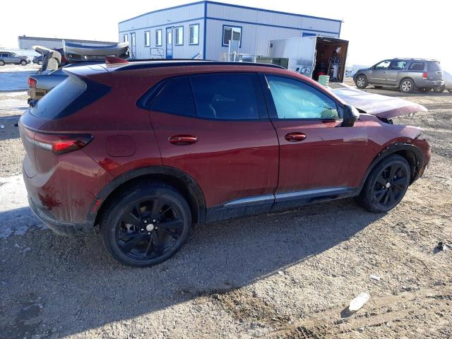 LRBFZPR41MD079044 - 2021 BUICK ENVISION ESSENCE ბურგუნდია ფოტო 3