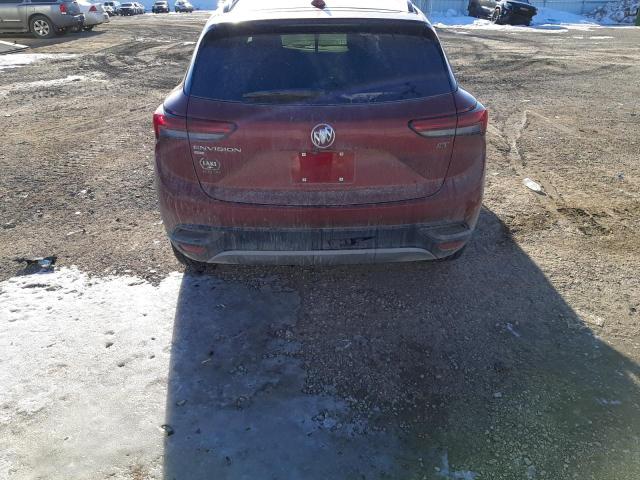 LRBFZPR41MD079044 - 2021 BUICK ENVISION ESSENCE ბურგუნდია ფოტო 6