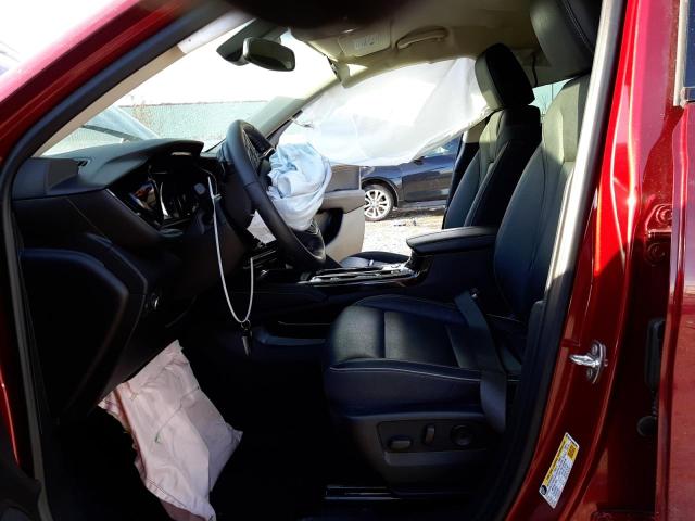 LRBFZPR41MD079044 - 2021 BUICK ENVISION ESSENCE BURGUNDY photo 7