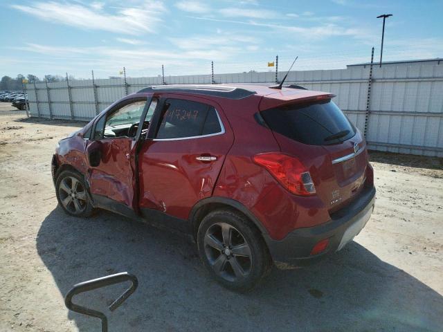 KL4CJBSBXEB680662 - 2014 BUICK ENCORE CONVENIENCE 勃艮第红 照片 2