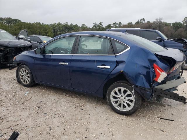 3N1AB7AP3KY283864 - 2019 NISSAN SENTRA S BLUE photo 2