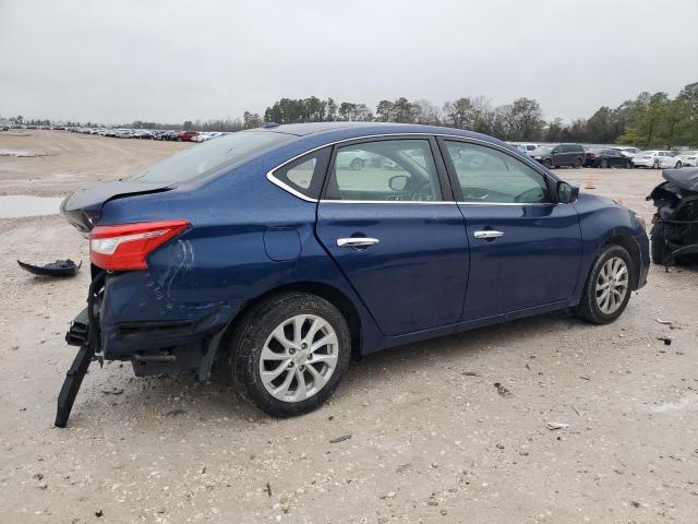 3N1AB7AP3KY283864 - 2019 NISSAN SENTRA S BLUE photo 3