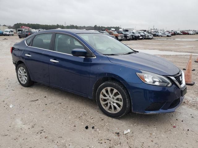 3N1AB7AP3KY283864 - 2019 NISSAN SENTRA S BLUE photo 4