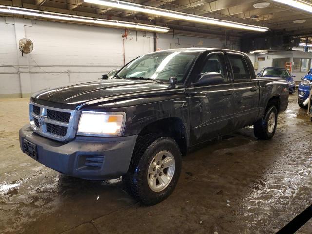 1D7HE38K18S569960 - 2008 DODGE DAKOTA SXT BLACK photo 1