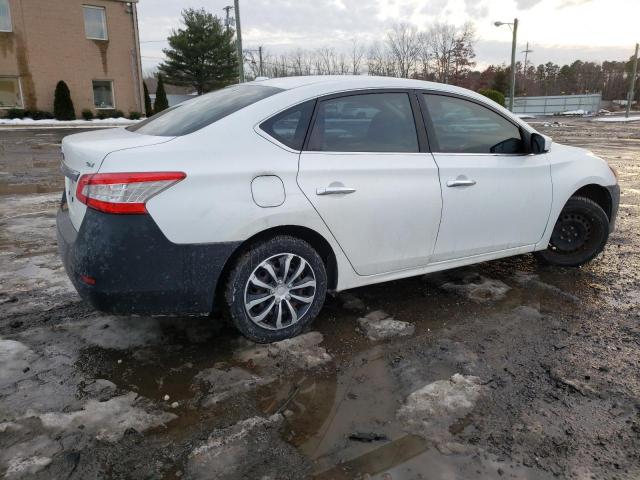 3N1AB7AP2FY363596 - 2015 NISSAN SENTRA S WHITE photo 3