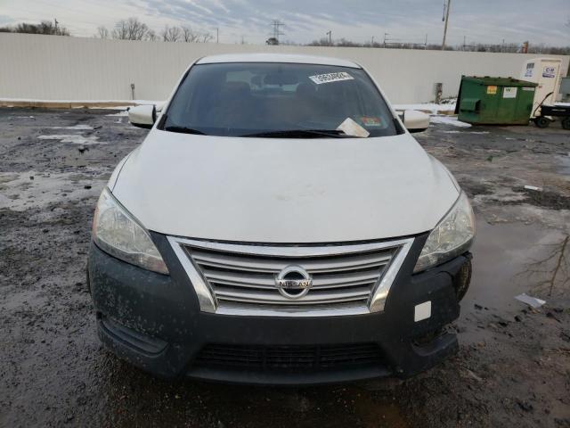 3N1AB7AP2FY363596 - 2015 NISSAN SENTRA S WHITE photo 5