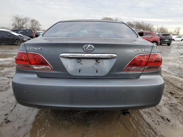 JTHBA30G365172487 - 2006 LEXUS ES 330 TEAL photo 6