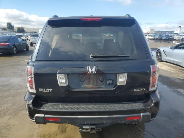 2HKYF18776H524072 - 2006 HONDA PILOT EX BLACK photo 6