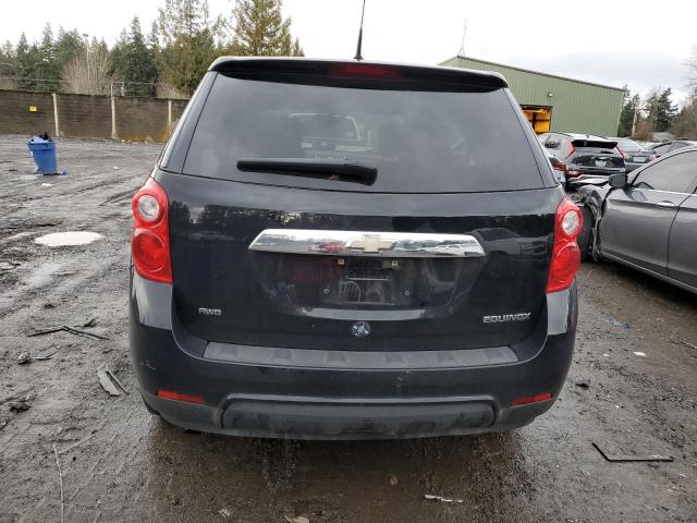 2CNFLCEC0B6424435 - 2011 CHEVROLET EQUINOX LS BLACK photo 6