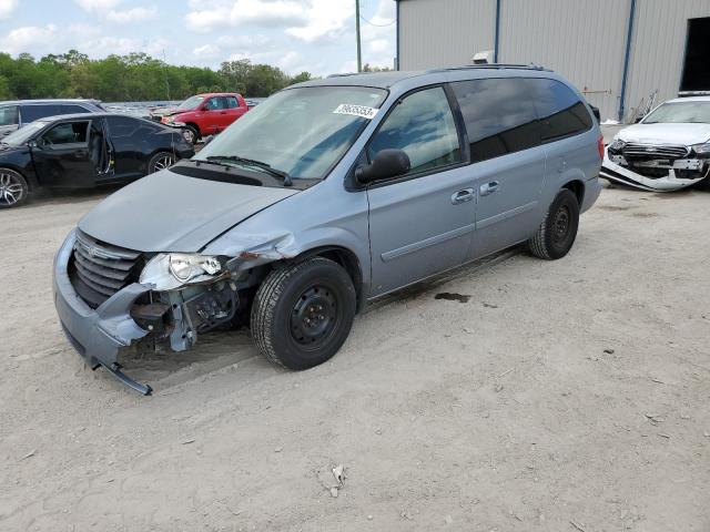 2C4GP44R35R203021 - 2005 CHRYSLER TOWN & COU LX BLUE photo 1