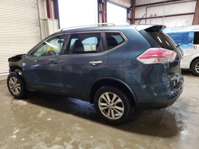 5N1AT2MV3EC826730 - 2014 NISSAN ROGUE S BLUE photo 2