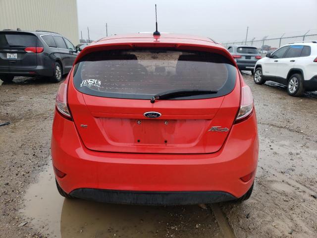 3FADP4EJ1EM111690 - 2014 FORD FIESTA SE RED photo 6