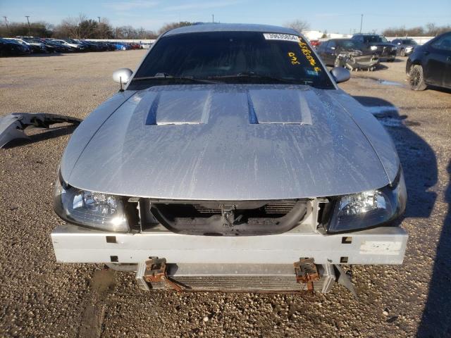 1FAFP48Y34F207210 - 2004 FORD MUSTANG COBRA SVT SILVER photo 5
