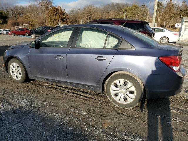 1G1PA5SG8E7454698 - 2014 CHEVROLET CRUZE LS BLUE photo 2