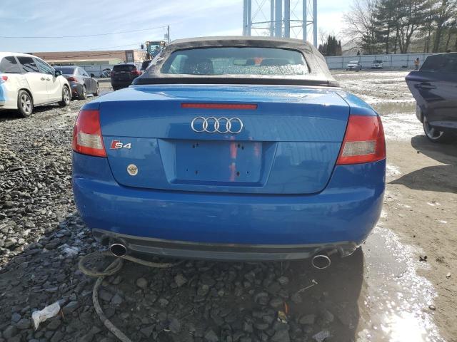 WUARL48H35K902284 - 2005 AUDI S4 QUATTRO CABRIOLET BLUE photo 6