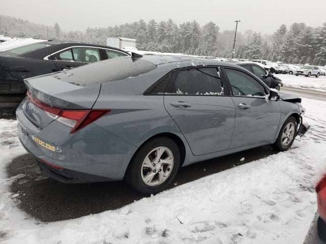 KMHLL4AG6NU329319 - 2022 HYUNDAI ELANTRA SE GRAY photo 3