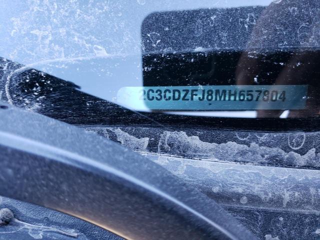 2C3CDZFJ8MH657804 - 2021 DODGE CHALLENGER R/T SCAT PACK BLACK photo 12