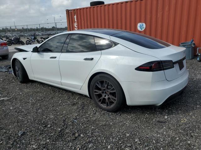 5YJSA1E50PF516211 - 2023 TESLA MODEL S 白色 照片 2