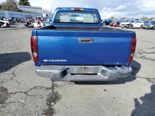 1GCCS148468287401 - 2006 CHEVROLET COLORADO BLUE photo 6