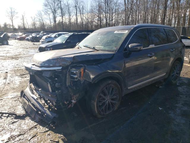 5XYP54HC6MG191140 - 2021 KIA TELLURIDE SX GRAY photo 1