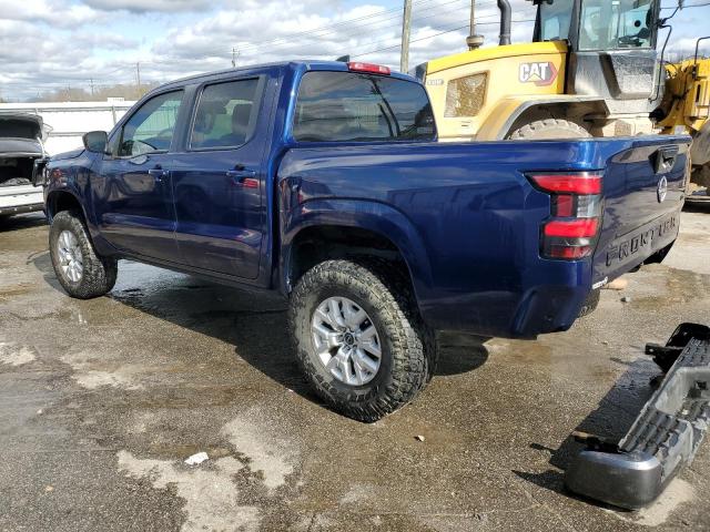 1N6ED1EK4NN676159 - 2022 NISSAN FRONTIER S BLUE photo 2