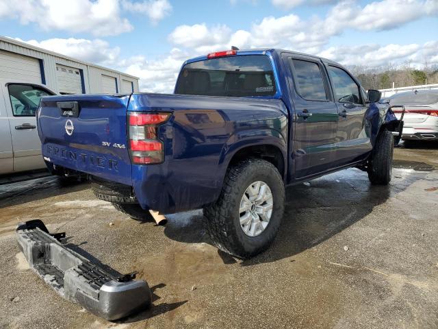 1N6ED1EK4NN676159 - 2022 NISSAN FRONTIER S BLUE photo 3