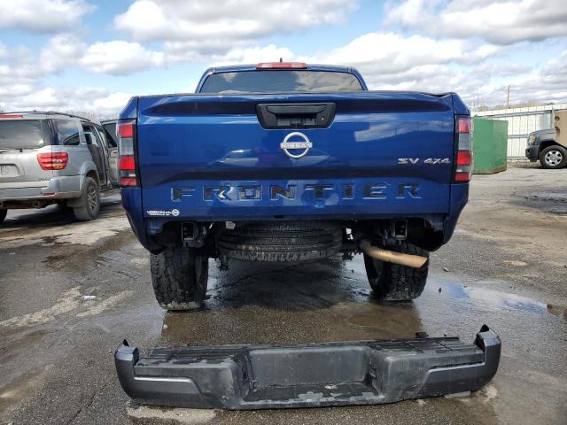 1N6ED1EK4NN676159 - 2022 NISSAN FRONTIER S BLUE photo 6