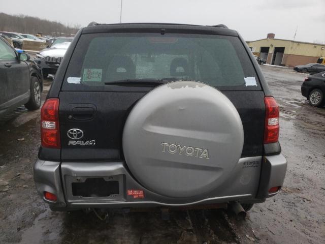 JTEGD20VX40020462 - 2004 TOYOTA RAV4 BLACK photo 6