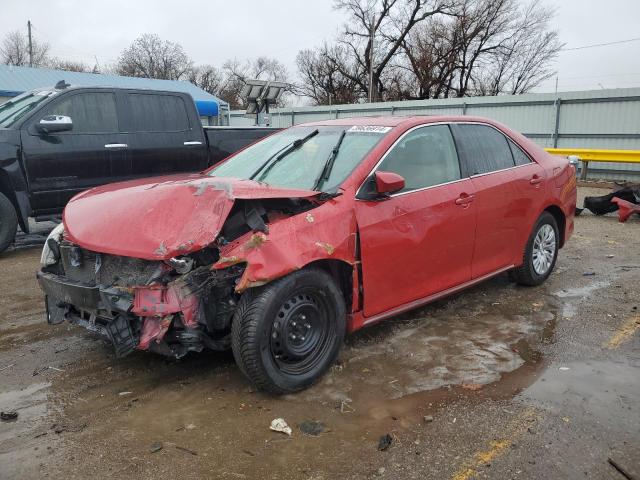 4T4BF1FK7CR254728 - 2012 TOYOTA CAMRY BASE RED photo 1