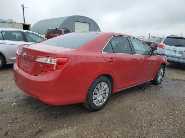 4T4BF1FK7CR254728 - 2012 TOYOTA CAMRY BASE RED photo 3