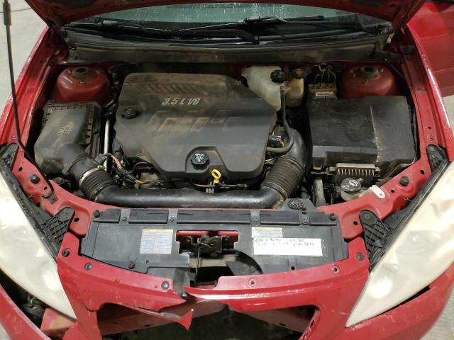 1G2ZH58N974199148 - 2007 PONTIAC G6 GT RED photo 11