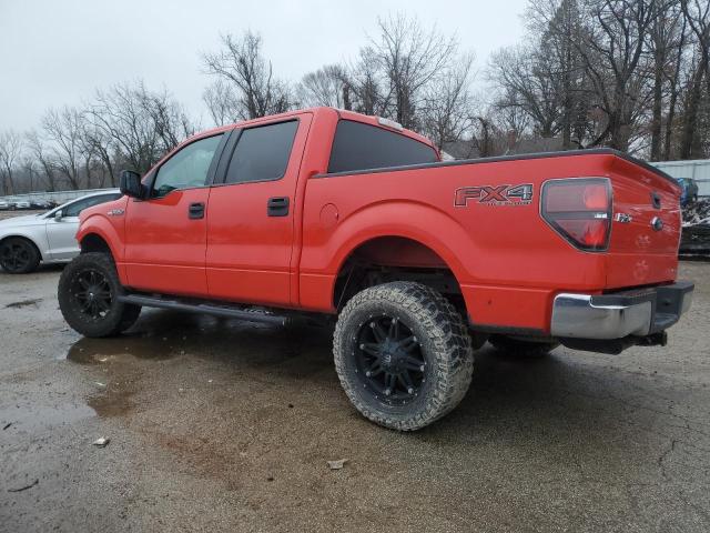 1FTFW1EF9DKF81195 - 2013 FORD F150 SUPERCREW RED photo 2