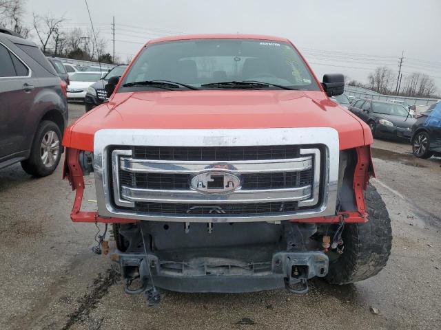 1FTFW1EF9DKF81195 - 2013 FORD F150 SUPERCREW RED photo 5