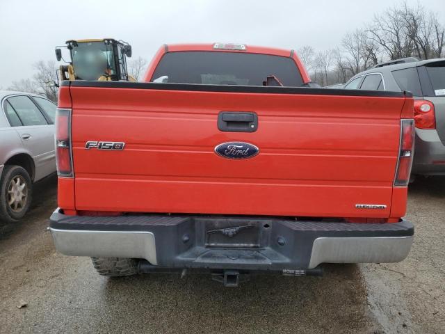 1FTFW1EF9DKF81195 - 2013 FORD F150 SUPERCREW RED photo 6