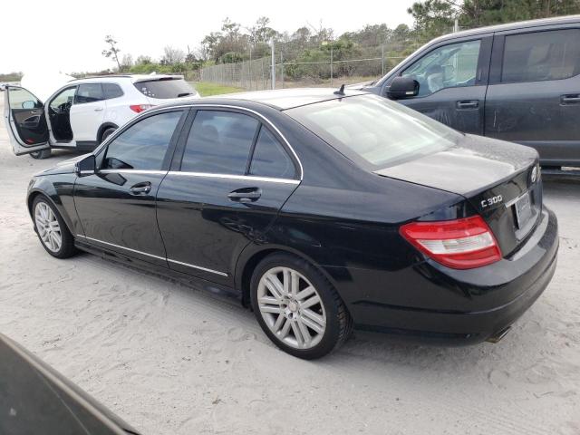 WDDGF5EB6BA521926 - 2011 MERCEDES-BENZ C 300 BLACK photo 2