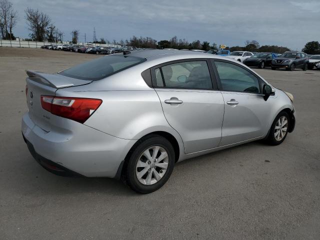 KNADN4A32D6206925 - 2013 KIA RIO EX SILVER photo 3