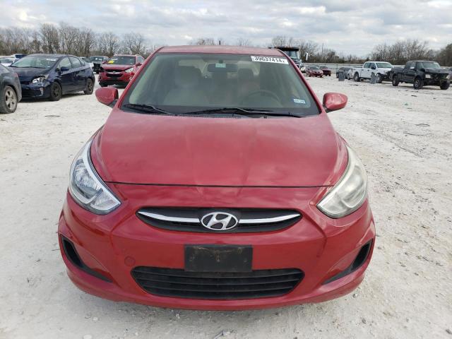 KMHCT4AE3GU111338 - 2016 HYUNDAI ACCENT SE RED photo 5