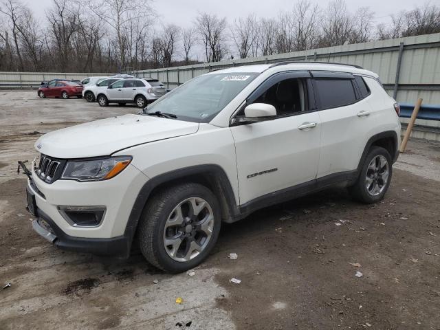 3C4NJDCB0KT753458 - 2019 JEEP COMPASS LIMITED WHITE photo 1