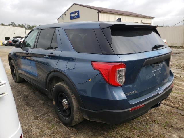 1FM5K8AB3LGA41941 - 2020 FORD EXPLORER POLICE INTERCEPTOR BLACK photo 2