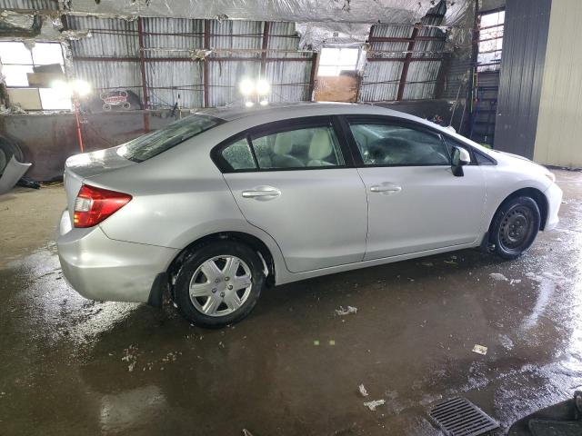 2HGFB2F59CH563651 - 2012 HONDA CIVIC LX SILVER photo 3