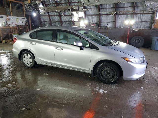 2HGFB2F59CH563651 - 2012 HONDA CIVIC LX SILVER photo 4