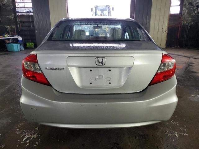 2HGFB2F59CH563651 - 2012 HONDA CIVIC LX SILVER photo 6