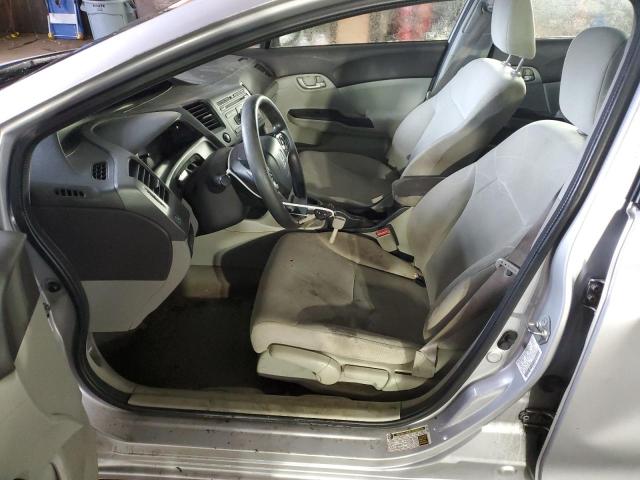 2HGFB2F59CH563651 - 2012 HONDA CIVIC LX SILVER photo 7