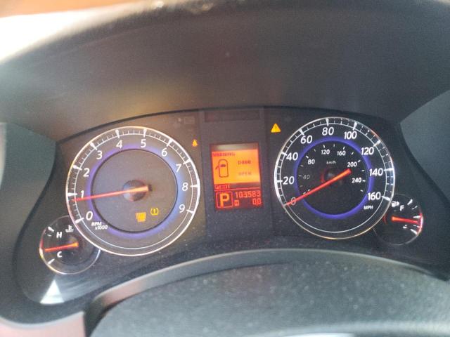 JNKAJ09E68M306350 - 2008 INFINITI EX35 BASE Մոխրագույն լուսանկար 9