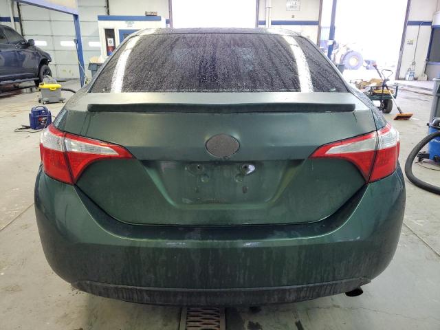 5YFBURHE6EP163900 - 2014 TOYOTA COROLLA L GREEN photo 6