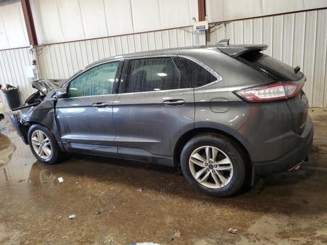 2FMPK4J82HBC29287 - 2017 FORD EDGE SEL GRAY photo 2