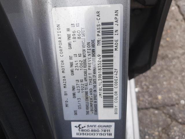 JM1BL1L39D1835249 - 2013 MAZDA SPEED 3 银色 照片 12