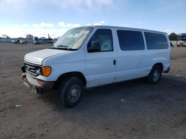 1FMRE11W15HB31217 - 2005 FORD ECONOLINE E150 WAGON WHITE photo 2